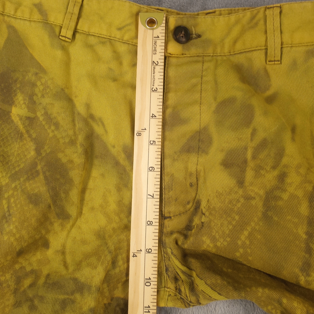 Just Cavalli men's jeans, Size 36, Yellow Lemon brown spash Distressed print - Picture 13 of 16